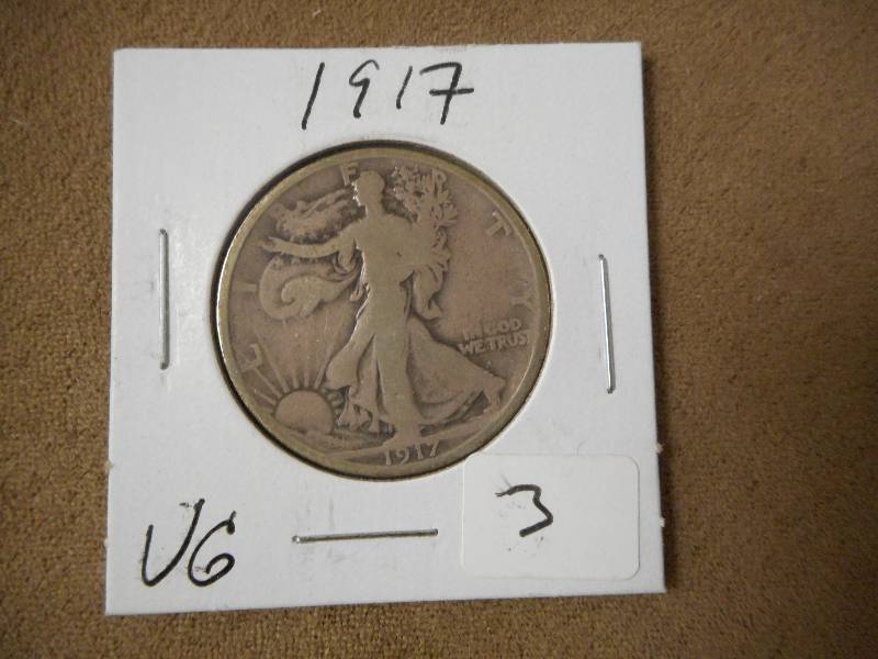 1917 Walking Liberty Half Dollar, V...