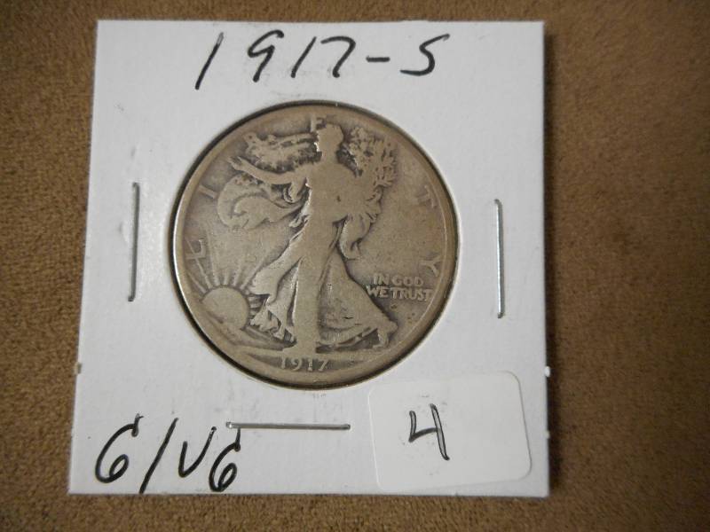 1917-S Half Dollar, GVG...