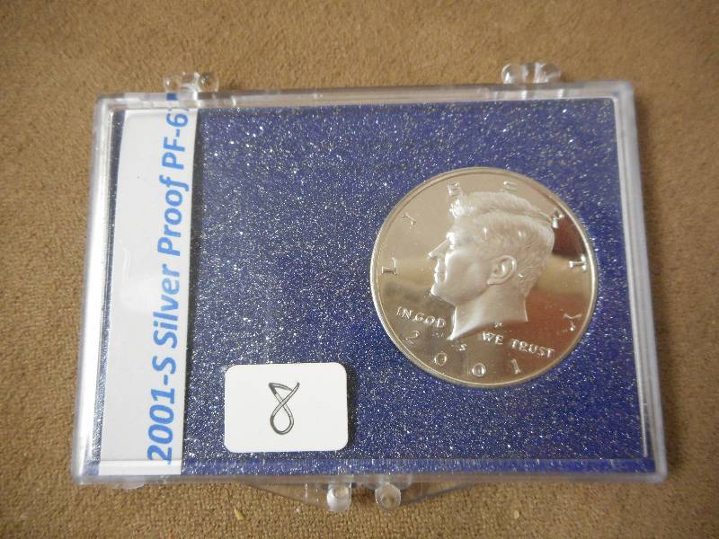 2001-S Kennedy Proof PF67, 90% Silv...