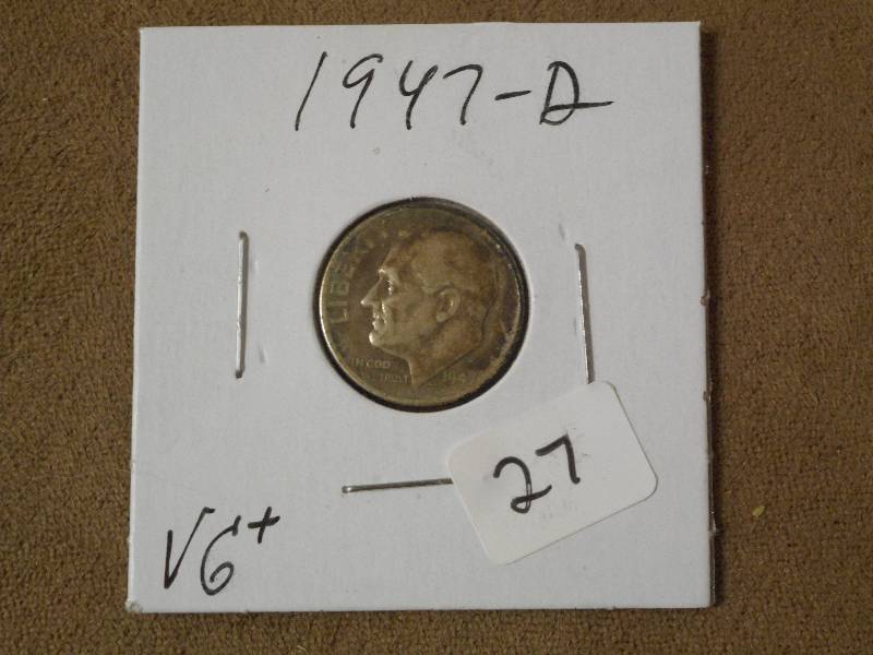 1947-D Roosevelt, Some Circulation ...
