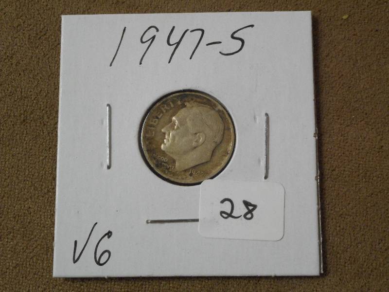 1947-S Roosevelt Dime ...