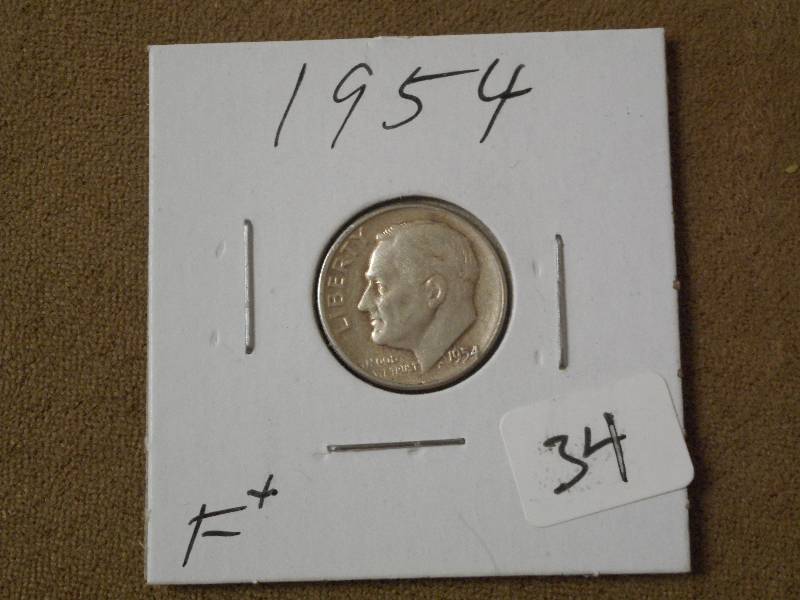 1954 Roosevelt Dime ...
