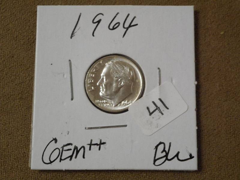 1964 Gem Proof Like Roosevelt Dim...
