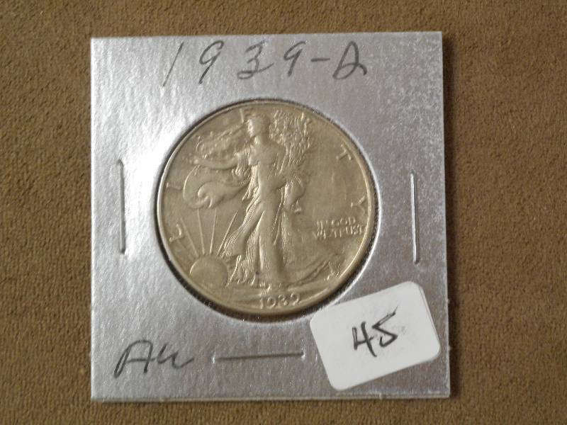 1939-D Walking Liberty Half Dollar ...