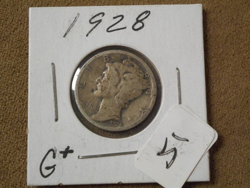 1928 Mercury Dime, G...