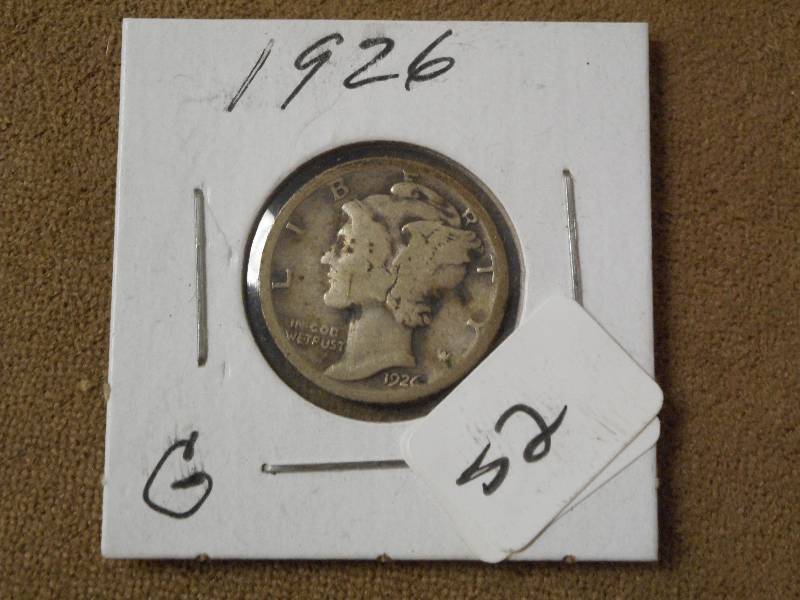 1926 Mercury Dime, G...