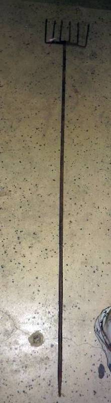Vintage 6 Prong Fishing  Ice Fishing Spear