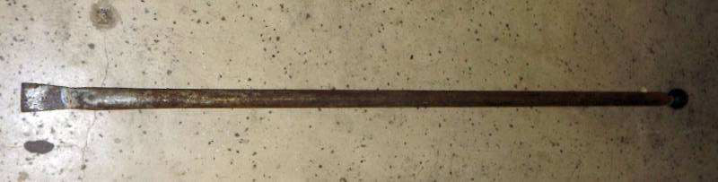 Ice Chisel with Ball Top