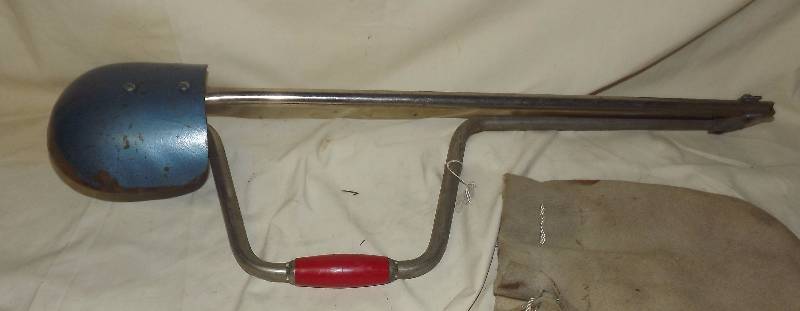 SNABB MORA-BORREN VINTAGE ICE FISHING DRILL AUGER BLADE SPOON TYPE HAND  AUGER E