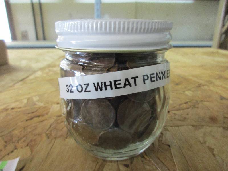 32 oz. of wheat pennies