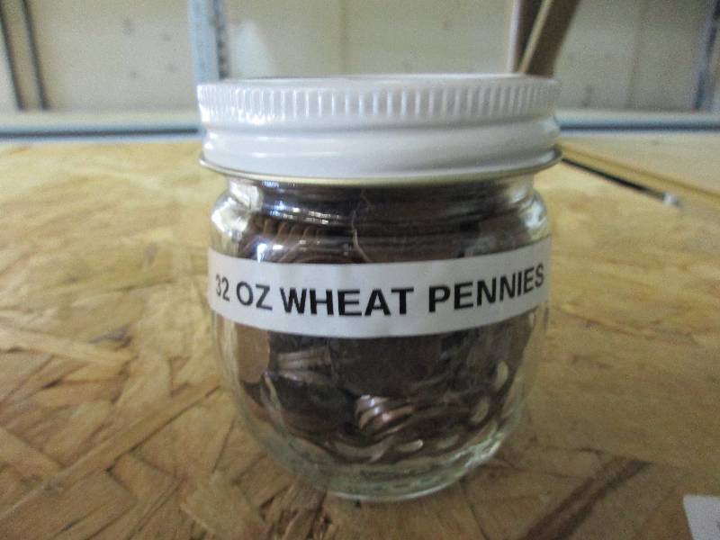 32 oz. of wheat pennies