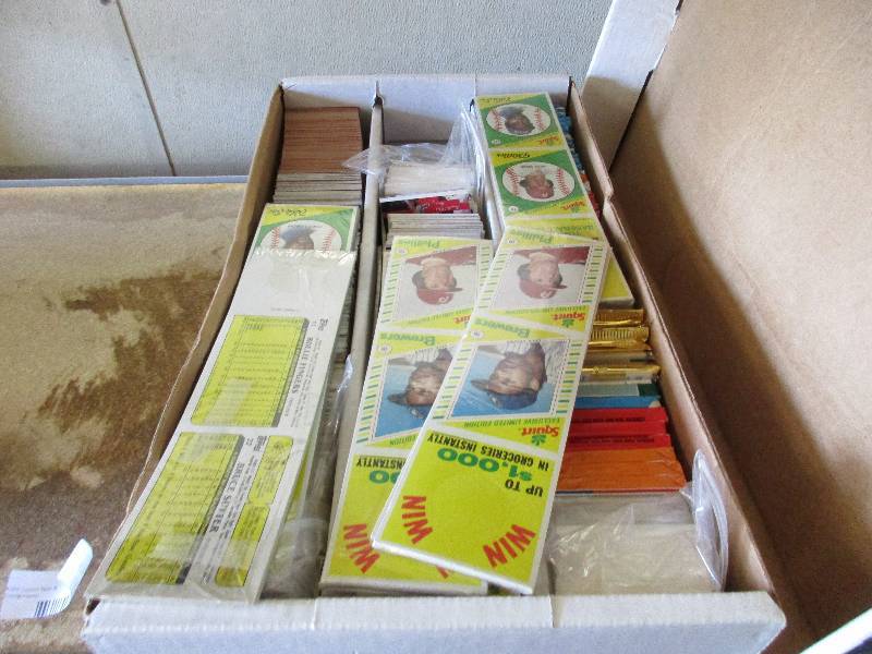 Basketball and baseball cards