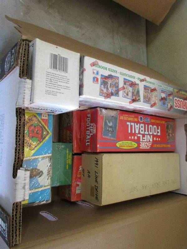 Football and baseball cards