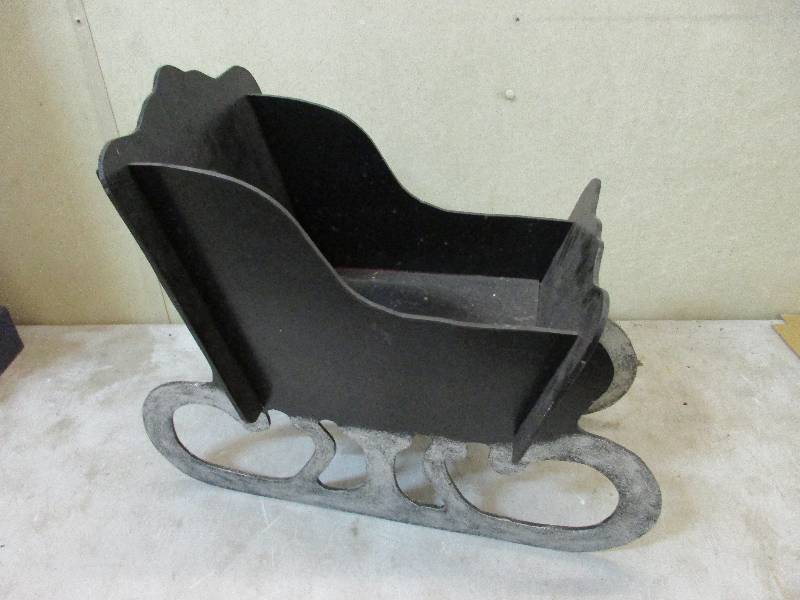 Wooden sleigh