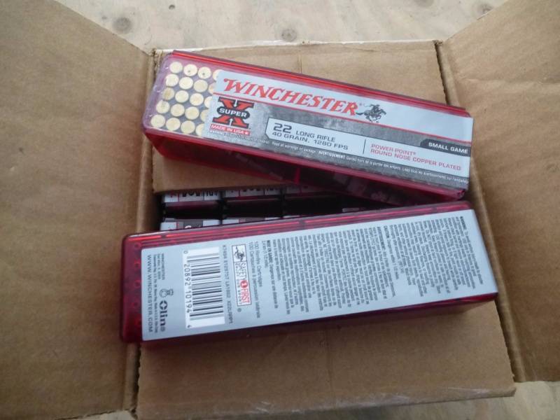 Winchester .22 cal Ammo