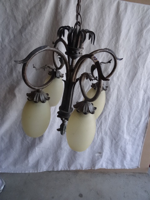 4 Bulb Hanging Chandelier