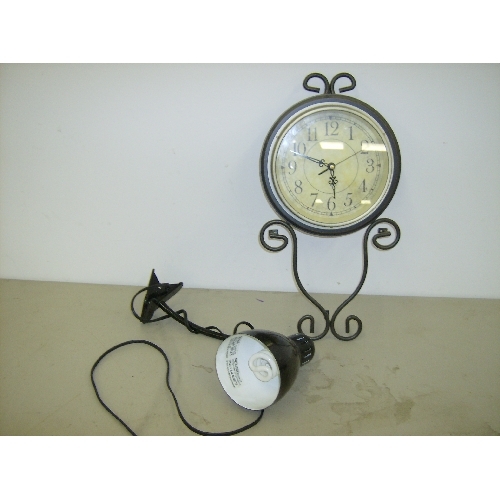 Clock and Lamp