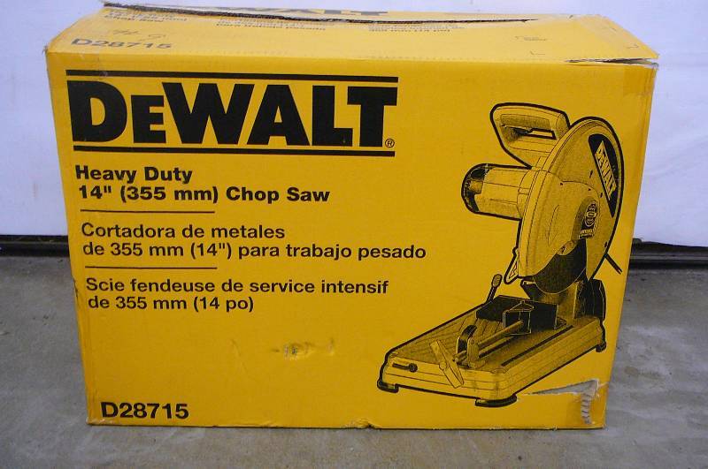 14 Chop saw steel Dewalt