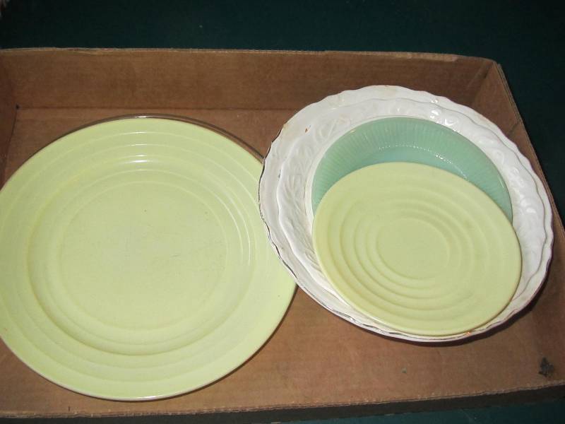 Old glass dishes