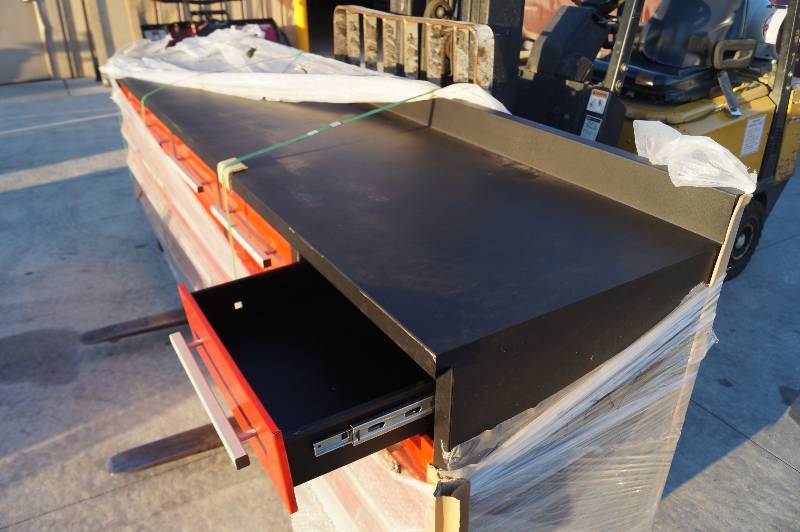 10ft 20 Drawer Steel Workbench