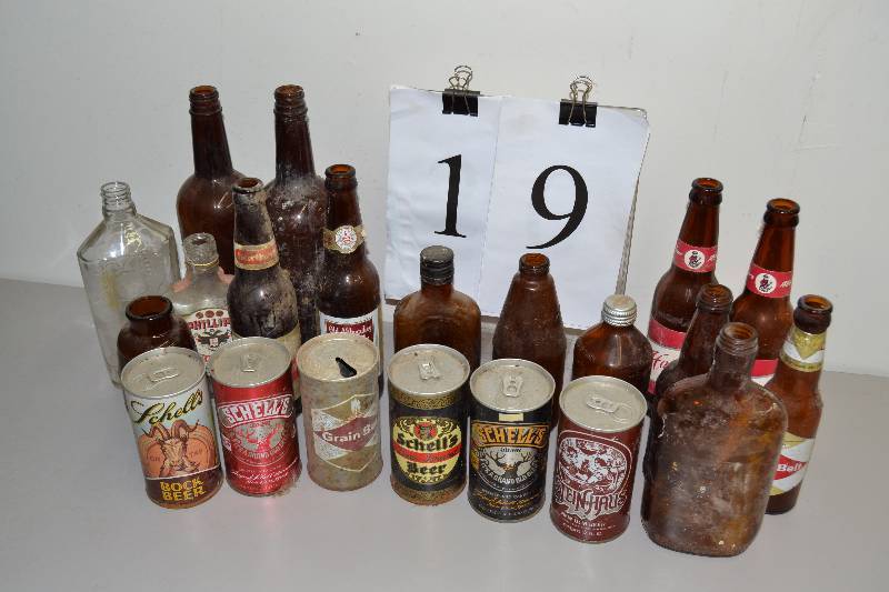 lot 19 image: Beer Cans and Bottles