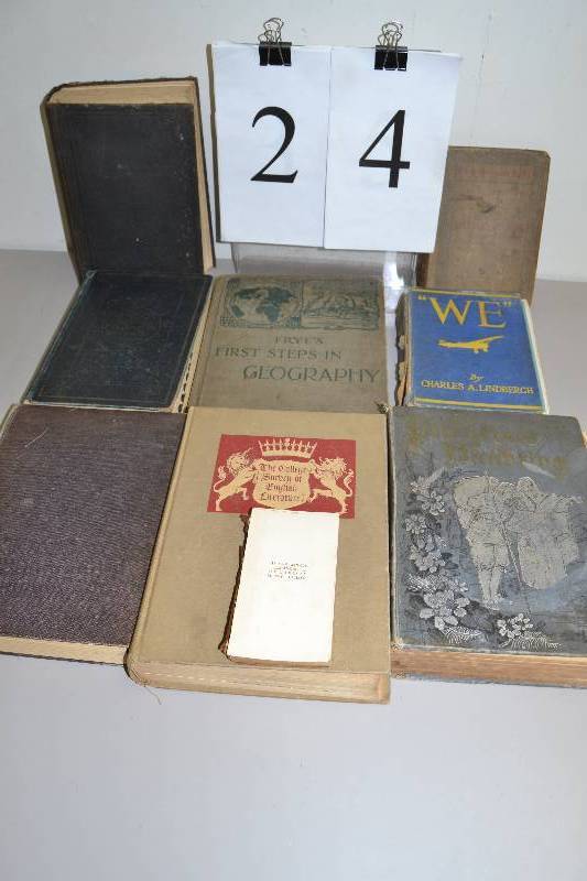 lot 24 image: Antique Books
