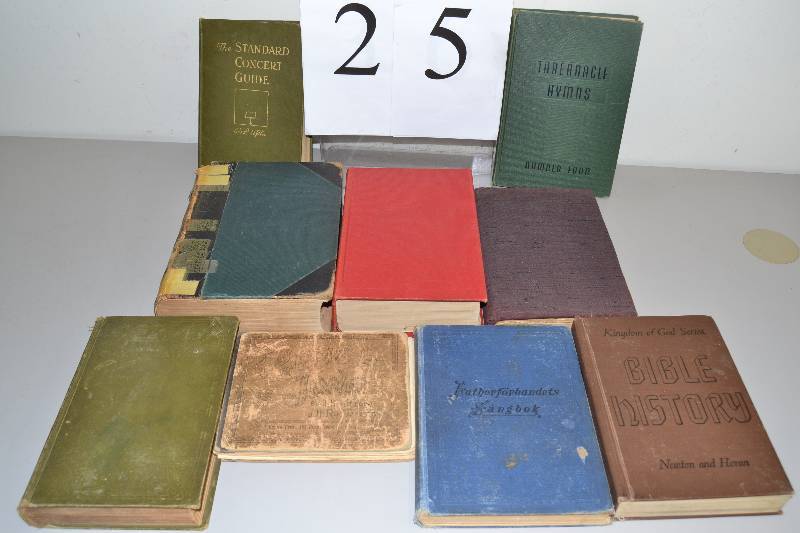lot 25 image: Vintage Religious Books