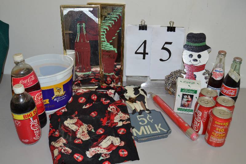 lot 45 image: Coke items