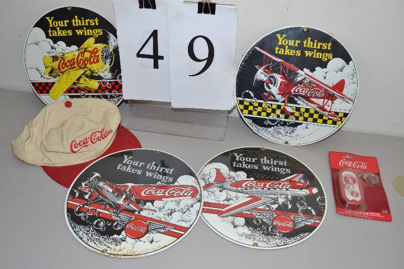 lot 49 image: Coke items