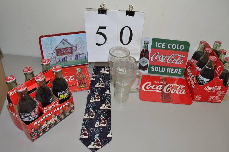 lot 50 image: Coke items