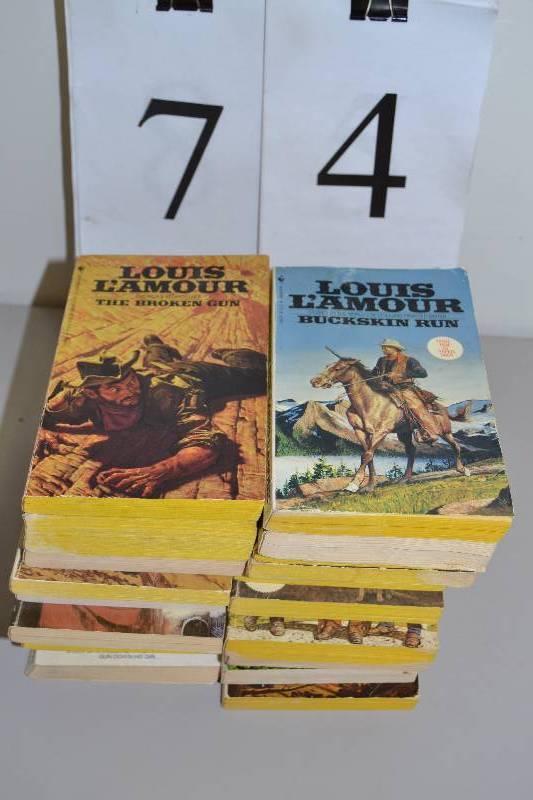 lot 74 image: Louis LAmour books