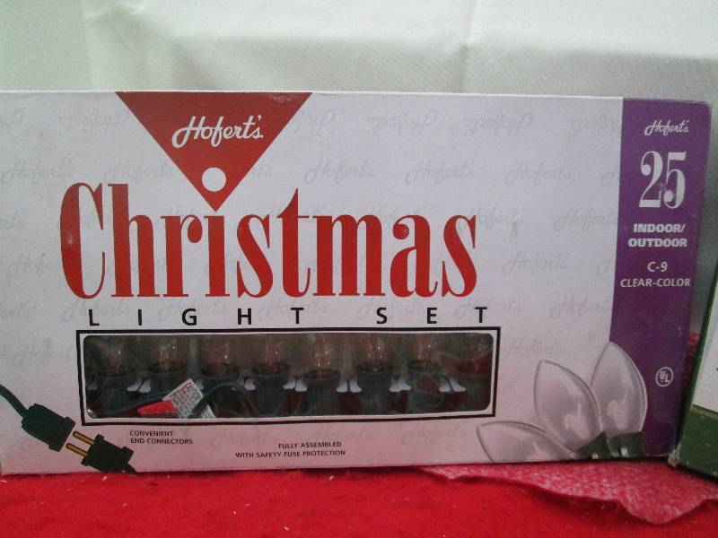 Qty 2 box Hoferts Christmas Light ...