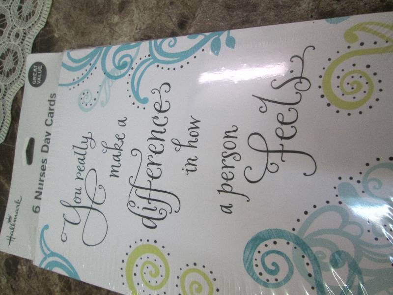 Qty 7 pkg. of Nurses day cards  6 i...