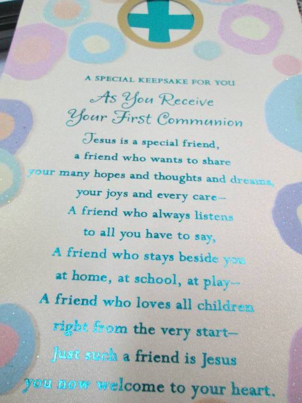 Assortment of  Communion cards ...