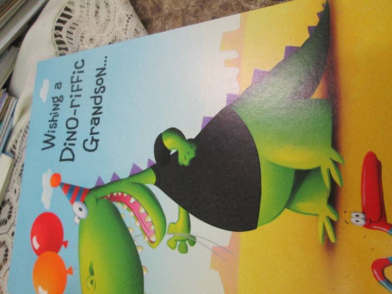 Assortment of birthday cards and Fa...