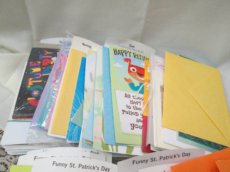 Assortment of cards...