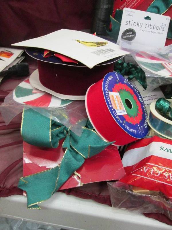Assortment of ribbon and bows...
