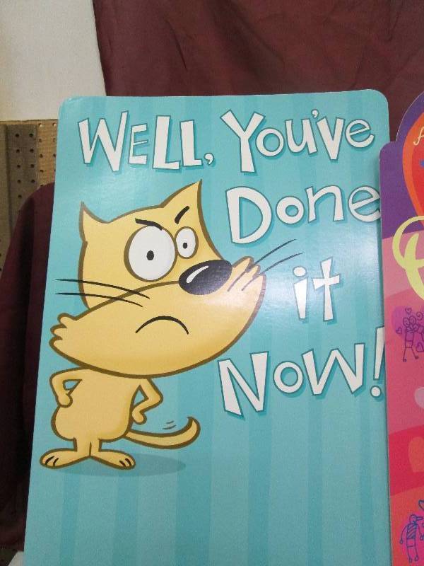 Qty 4 big greeting cards...
