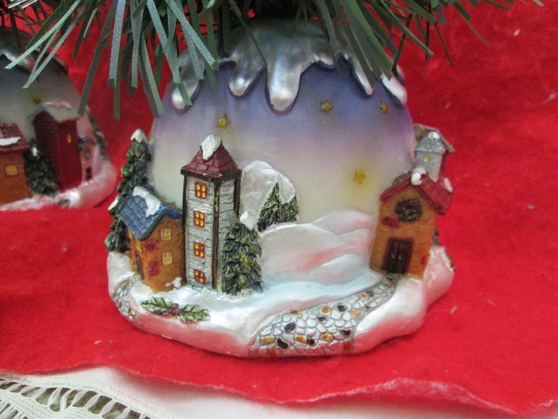 Qty 2 Christmas fiber optic Christm...