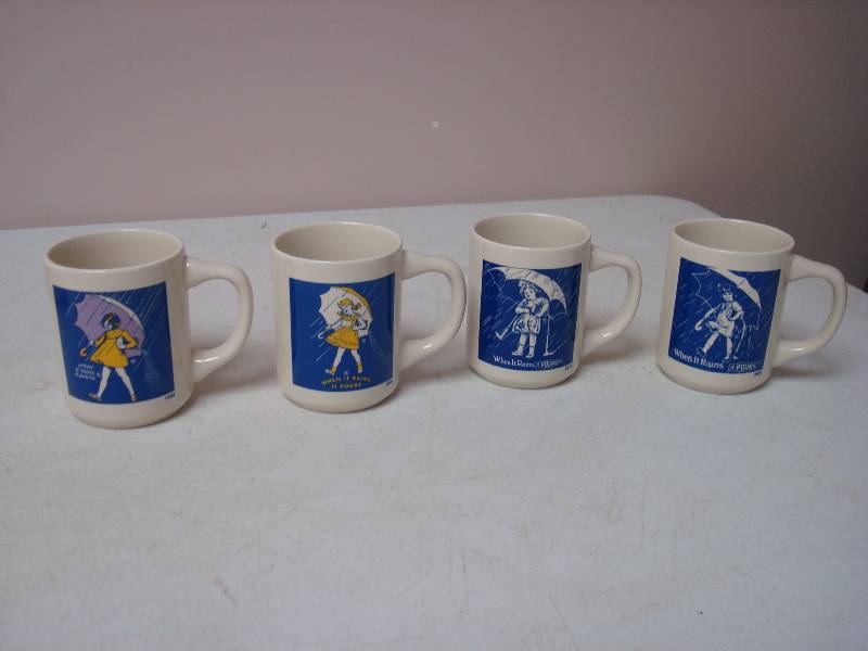 lot 35 image: Lot Of When It Rains, It Pours Coffee Mugs, Unused