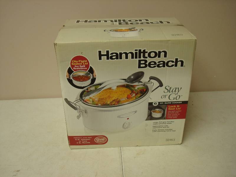 lot 83 image: Hamilton Beach 6Qt, Slow Cooker, Opened, But Never Used