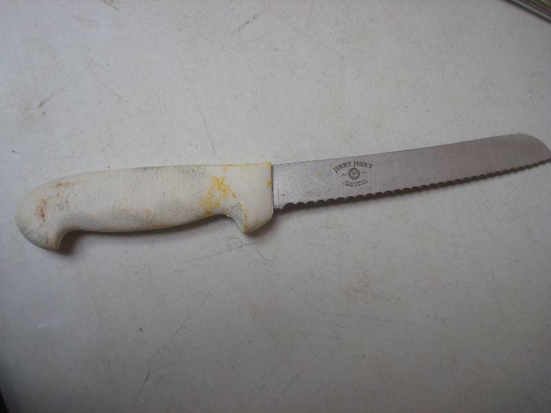 lot 88 image: NSF Jimmy John Dexter Knife, Used, Some Wear