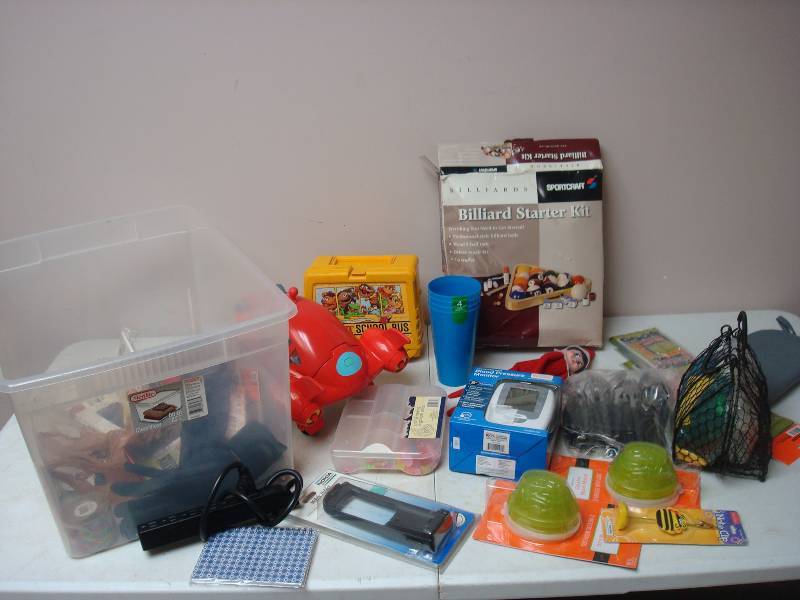 lot 95 image: Bin Filled With Mixed Items