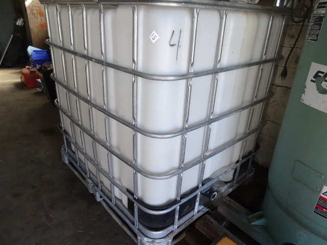 250 Gal. Plastic Caged Tote