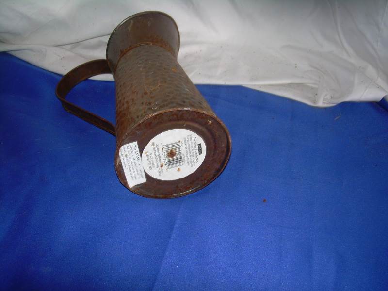 lot 13 image: vintage metal pitcher