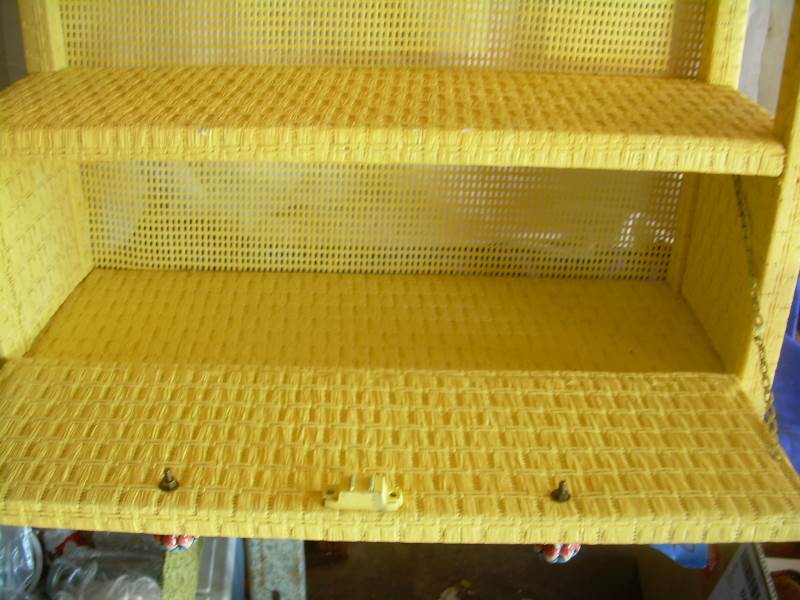 lot 78 image: wicker cabnet