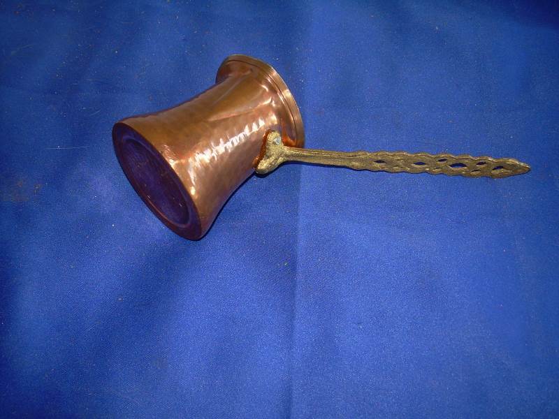 lot 93 image: Antique brass cider cup