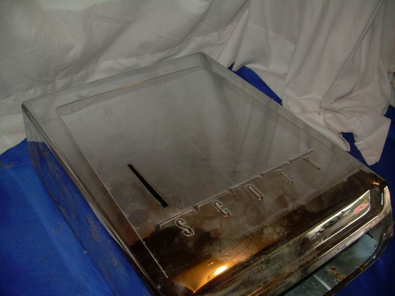 lot 194 image: vintage stainless scott paper towl holder