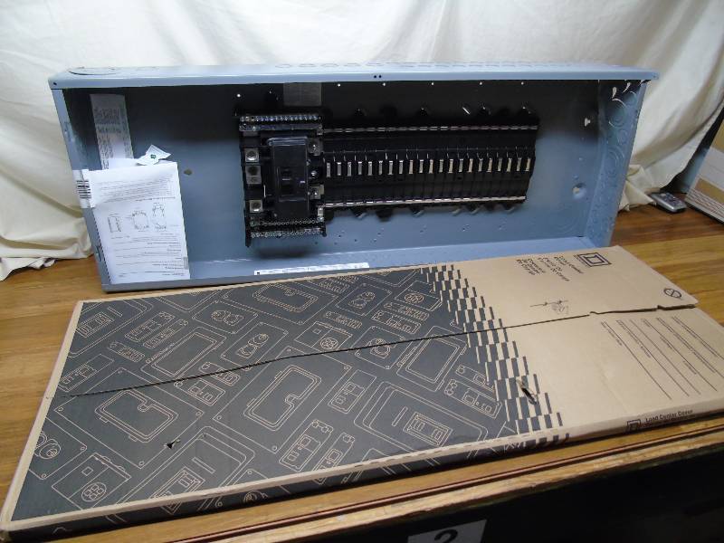 lot 43 image: QO Square D 200 AMP Main Breaker