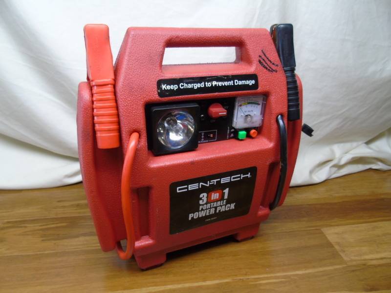 How To Use Cen Tech Jump Starter